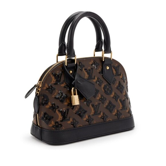 Louis Vuitton Limited Edition Black Sequin Monogram Eclipse Alma BB (2011) - Picture 13 of 16